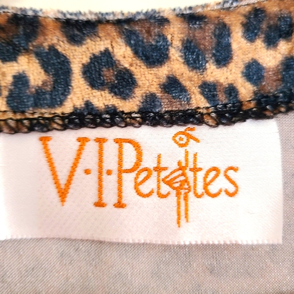VINTAGE - Leopard print velvet top - Picture 11 of 13